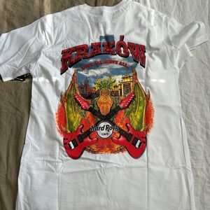 NWT Hard Rock Cafe Krakow Dragon Tee